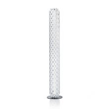 Charlotte lampa podłogowa 2x12W E27 LED 230V biała z podstawą stal nierdzewna